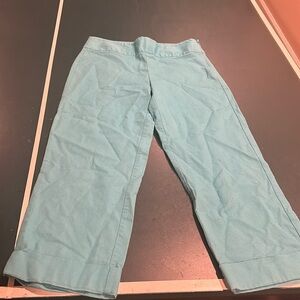 Vintage Blue Cropped Trousers